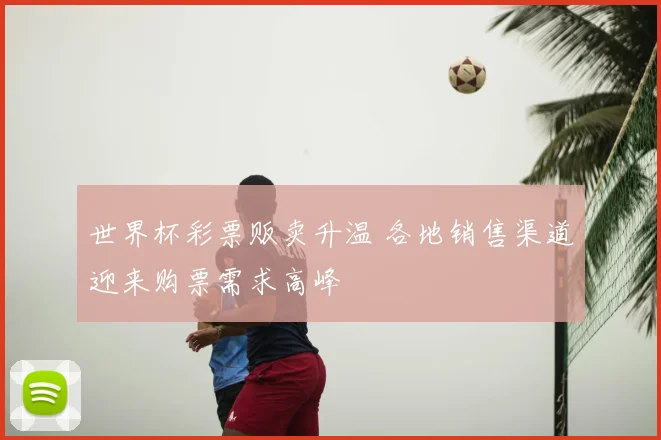 世界杯彩票贩卖升温 各地销售渠道迎来购票需求高峰