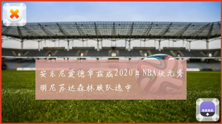 安东尼爱德华兹成2020年NBA状元秀明尼苏达森林狼队选中